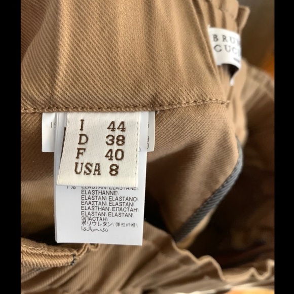 Brunello cucinelli size 8 brown wool pants - Picture 5 of 7